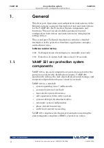 Preview for 4 page of VAMP 221 Operation And Configuration Instructions. Technical Description