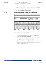 Preview for 23 page of VAMP 221 Operation And Configuration Instructions. Technical Description