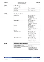 Preview for 109 page of VAMP 221 Operation And Configuration Instructions. Technical Description