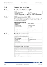 Предварительный просмотр 292 страницы VAMP 259 Operation And Configuration Instructions