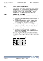 Предварительный просмотр 11 страницы VAMP 265 Operation And Configuration Instructions