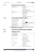 Preview for 205 page of VAMP 265 Operation And Configuration Instructions