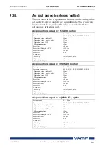 Предварительный просмотр 211 страницы VAMP 265 Operation And Configuration Instructions