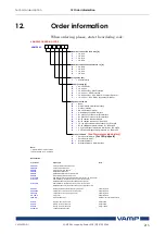 Preview for 215 page of VAMP 265 Operation And Configuration Instructions