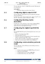 Preview for 22 page of VAMP VAMP 135 Operation And Configuration Instructions