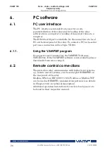 Предварительный просмотр 26 страницы VAMP VAMP 135 Operation And Configuration Instructions