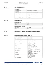 Предварительный просмотр 69 страницы VAMP VAMP 150 Operation And Configuration Instructions