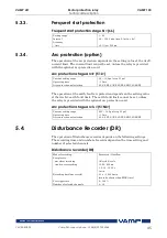 Предварительный просмотр 73 страницы VAMP VAMP 150 Operation And Configuration Instructions