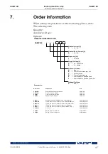 Предварительный просмотр 75 страницы VAMP VAMP 150 Operation And Configuration Instructions