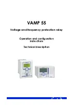 VAMP VAMP 55 Installation, Operation And Configuration Instructions preview