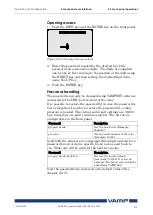 Preview for 21 page of VAMP VAMP 55 Installation, Operation And Configuration Instructions