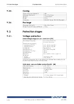 Предварительный просмотр 170 страницы VAMP VAMP 55 Installation, Operation And Configuration Instructions