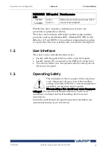 Предварительный просмотр 5 страницы VAMP VAMP 59 Installation, Operation And Configuration Instructions