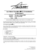 van Aaken SmartBox C3.2 Installation Instructions Manual preview