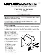 Van Air Systems FP-4 Installation, Operation & Maintenance Instructions Manual preview