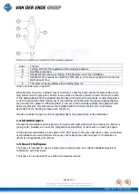 Preview for 6 page of VAN DER ENDE 21/35 E Installation Manual