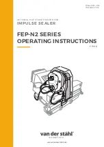 Van Der Stahl FEP-N2 Series Operating Instructions Manual preview