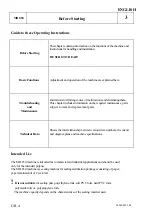 Preview for 4 page of Van Der Stahl MD-850 Series Operating Instructions Manual