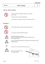 Preview for 6 page of Van Der Stahl MD-850 Series Operating Instructions Manual