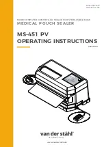 Van Der Stahl MS-451 PV Operating Instructions Manual preview