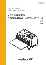 Preview for 1 page of Van Der Stahl V-301 Series Operating Instructions Manual