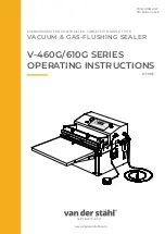 Van Der Stahl V-460G Series Operating Instructions Manual preview