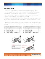 Preview for 2 page of Van Isle Water Clack WS1 Installation & Start?Up Manual