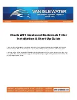 Предварительный просмотр 1 страницы Van Isle Water Clack WS1 Installation & Starting Manual