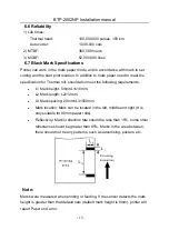 Preview for 18 page of Van Mechelen BTP-2002NP Installation Manual