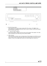 Предварительный просмотр 4 страницы Van Medevoort CA470 Instruction Manual