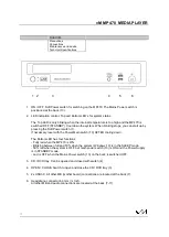 Предварительный просмотр 4 страницы Van Medevoort MP470 Instruction Manual