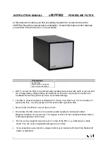 Van Medevoort vM PFM2 Instruction Manual preview