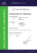 Предварительный просмотр 32 страницы Van Os Medical B.V. Excel G-Nexx User Manual