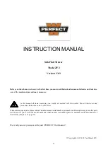 Предварительный просмотр 5 страницы VAN WAMEL Perfect ZF2 Owner'S Manual