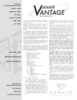 Предварительный просмотр 2 страницы Vanair 050735 Operations Manual & Parts List