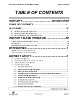 Предварительный просмотр 3 страницы Vanair 050735 Operations Manual & Parts List