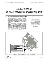 Предварительный просмотр 137 страницы Vanair 050817 Operations Manual & Parts List