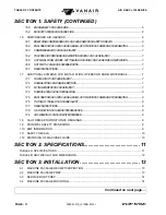 Предварительный просмотр 4 страницы Vanair AIR N ARC RELIANT 150 Series Operations Manual & Parts List