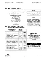 Предварительный просмотр 83 страницы Vanair AIR N ARC RELIANT 250 Series Operations Manual & Parts List