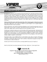 Preview for 2 page of Vanair Viper Series Operator'S Manual & Parts List