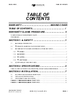 Preview for 3 page of Vanair Viper Series Operator'S Manual & Parts List