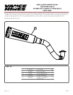 Vance and hines 48241 Installation Instructions preview