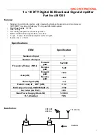 Vanco AMP200 Instructions предпросмотр