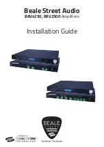 Preview for 1 page of Vanco Beale Street Audio BAV2500 Installation Manual