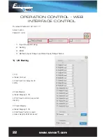 Предварительный просмотр 22 страницы Vanco EVMX4016 User Manual