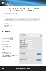 Предварительный просмотр 18 страницы Vanco Evolution EVMX4004 Manual