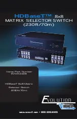 Vanco Evolution EVMX4008 Manual preview