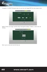 Предварительный просмотр 20 страницы Vanco Evolution EVMX4K04 Manual
