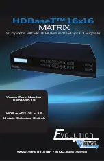 Vanco Evolution EVMX4K16 Instructions Manual предпросмотр