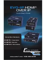 Предварительный просмотр 1 страницы Vanco Evolution EVO-IP Quick Start Manual